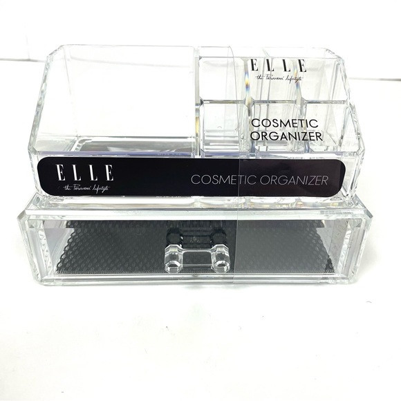 Elle 10 Compartment 2 Tier Cosmetic Organizer - Picture 2 of 8